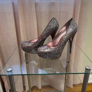 Glitter heels